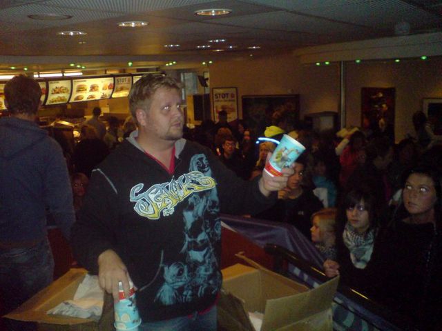 Skovmand og Bue på McDonald's i Ålborg
